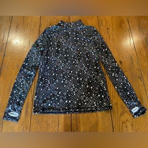 Cuddl Duds comfortech stretch poly layer shirt size L youth black